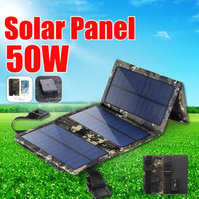 Foldable Solar Charger Portable Power System for Travel Use
